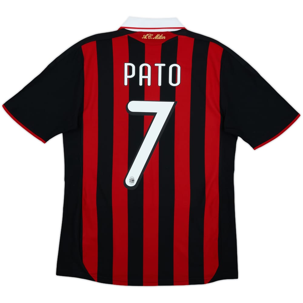 2009-10 AC Milan Home Shirt Pato #7 - 8/10 - (S)