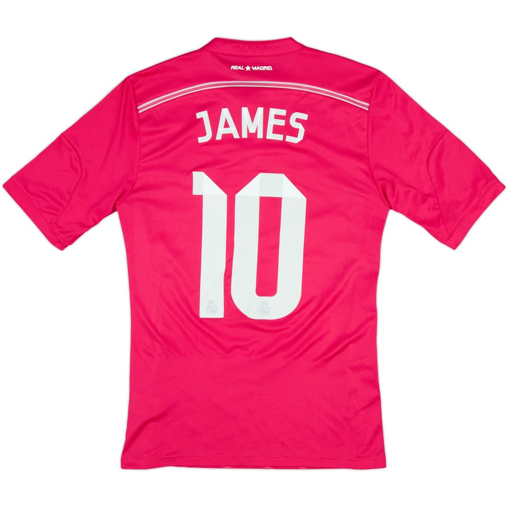 2014-15 Real Madrid Away Shirt James #10 - 7/10 - (S)