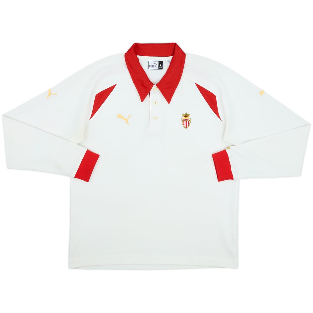 2002-03 Monaco Puma Polo L/S Shirt - 7/10 - (L)