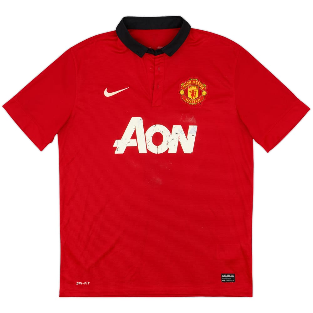 2013-14 Manchester United Home Shirt - 4/10 - (L)