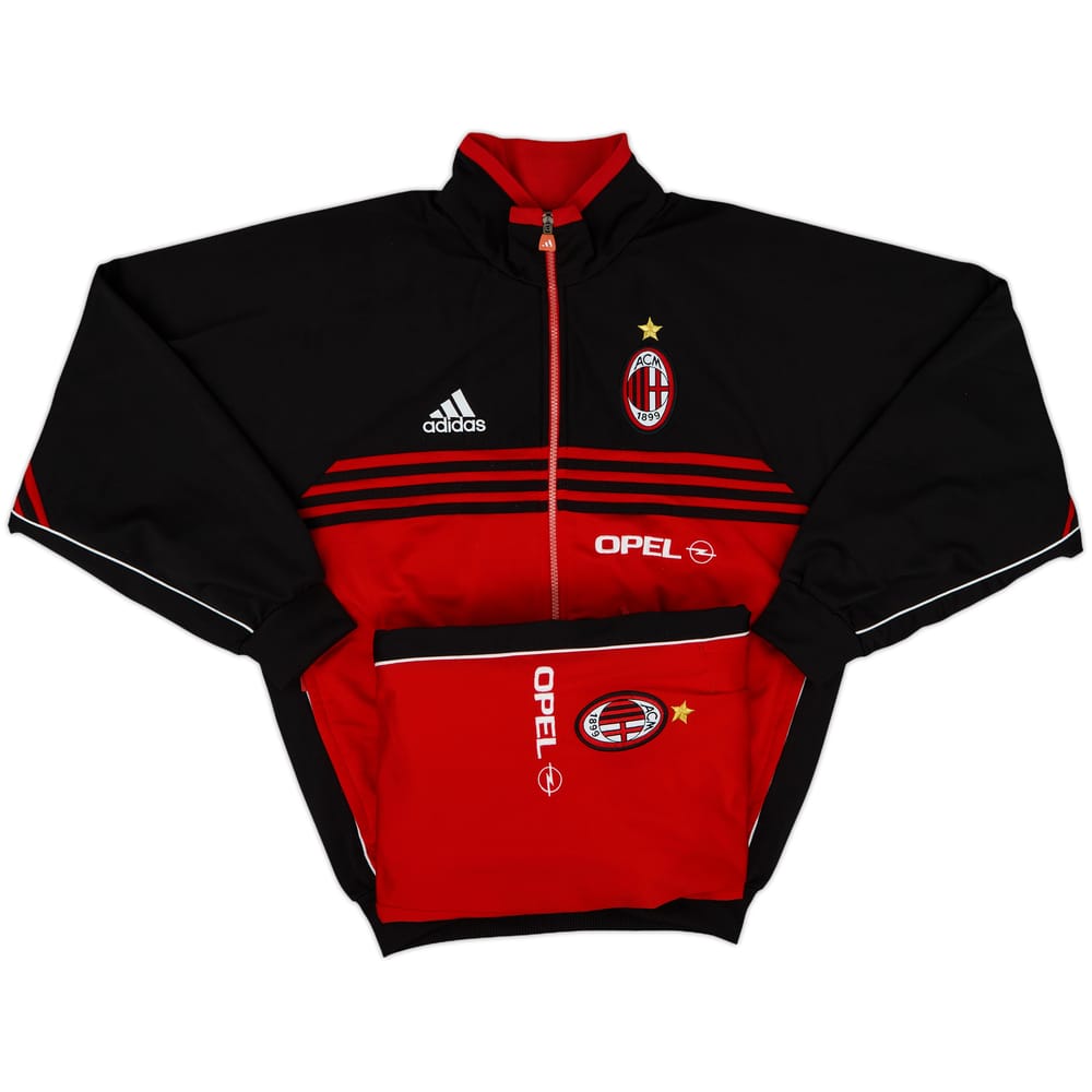 2000-01 AC Milan adidas Tracksuit - 8/10 - (S)
