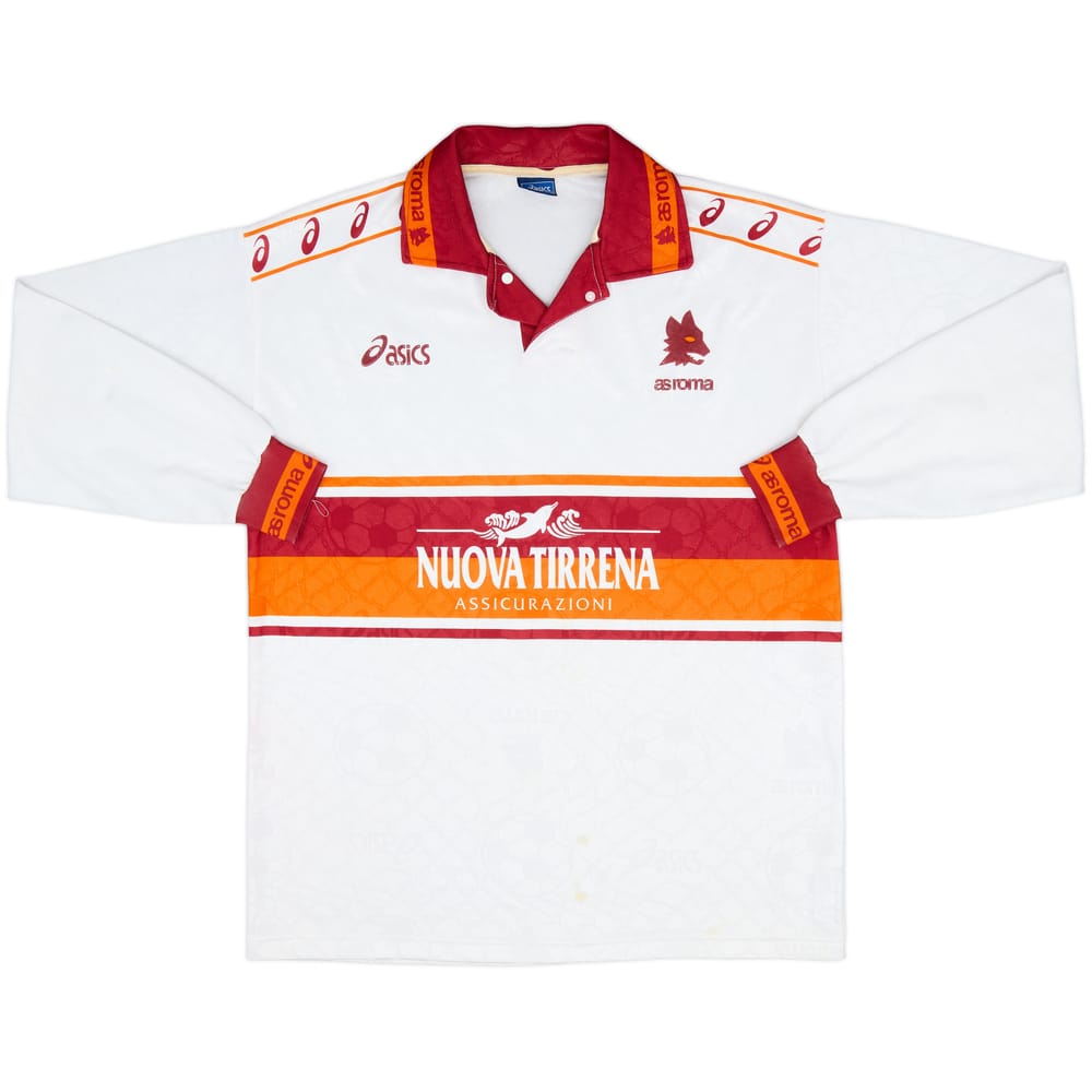 1994-95 Roma Away L/S Shirt - 8/10 - (XL)