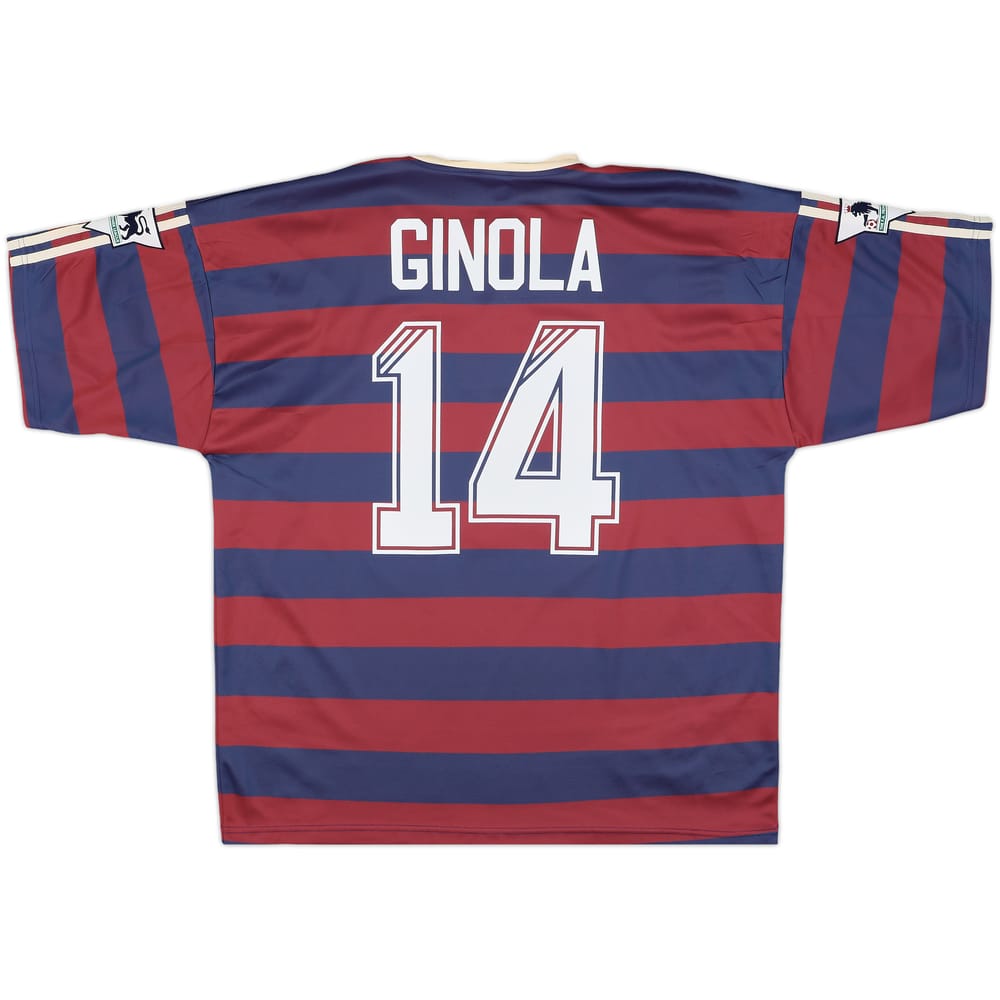 1995-96 Newcastle Away Shirt Ginola #14 - 8/10 - (XL)