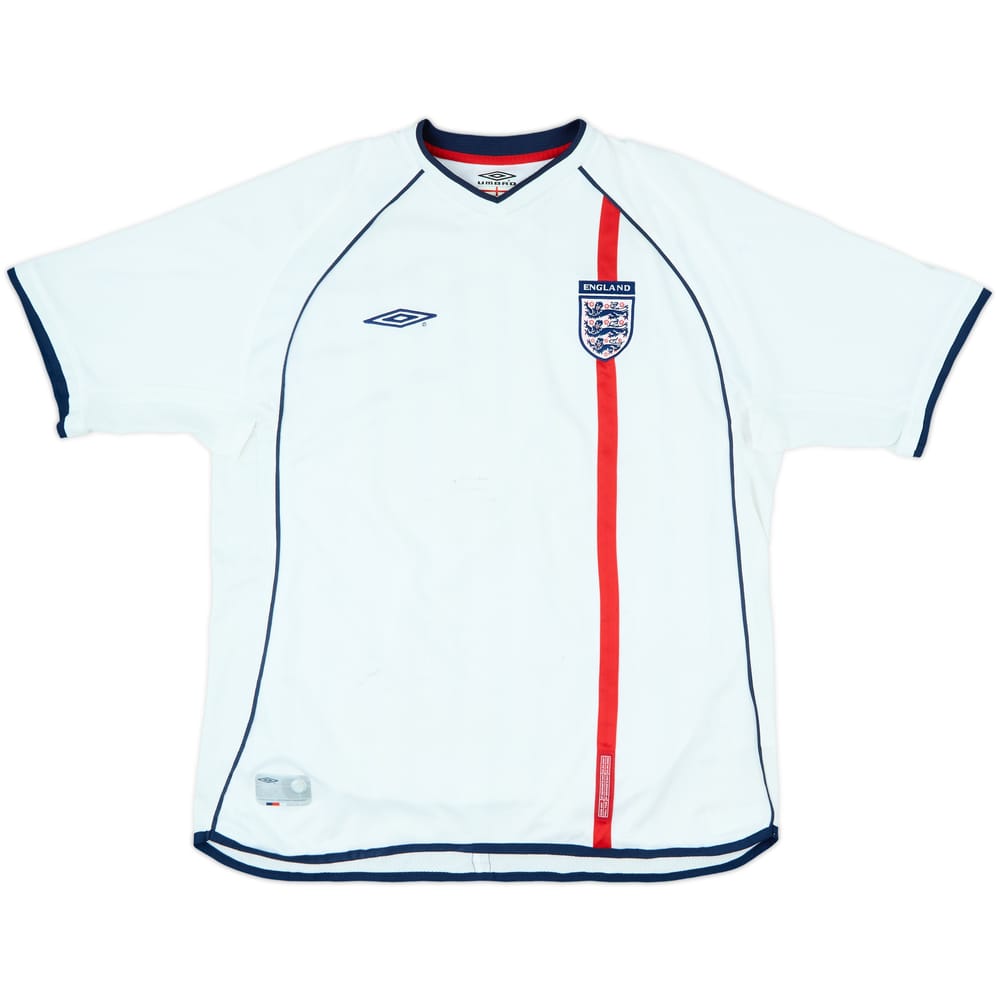 2001-03 England Home Shirt - 5/10 - (XL)