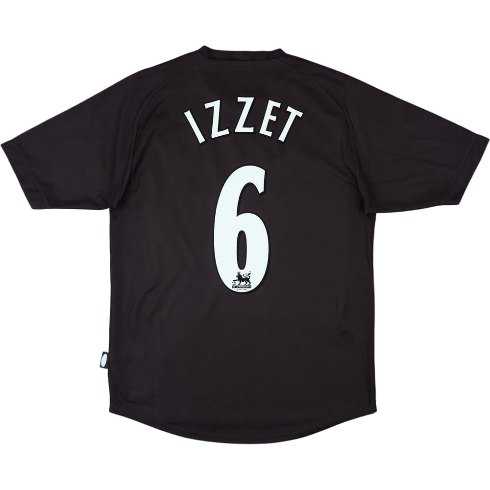 2003-04 Leicester Away Shirt Izzet #6 - 9/10 - (M)