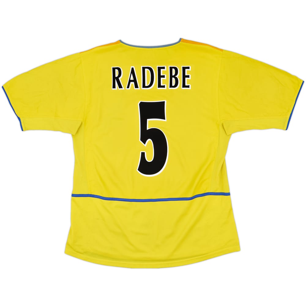 2002-03 Leeds United Away Shirt Radebe #5 - 5/10 - (M)
