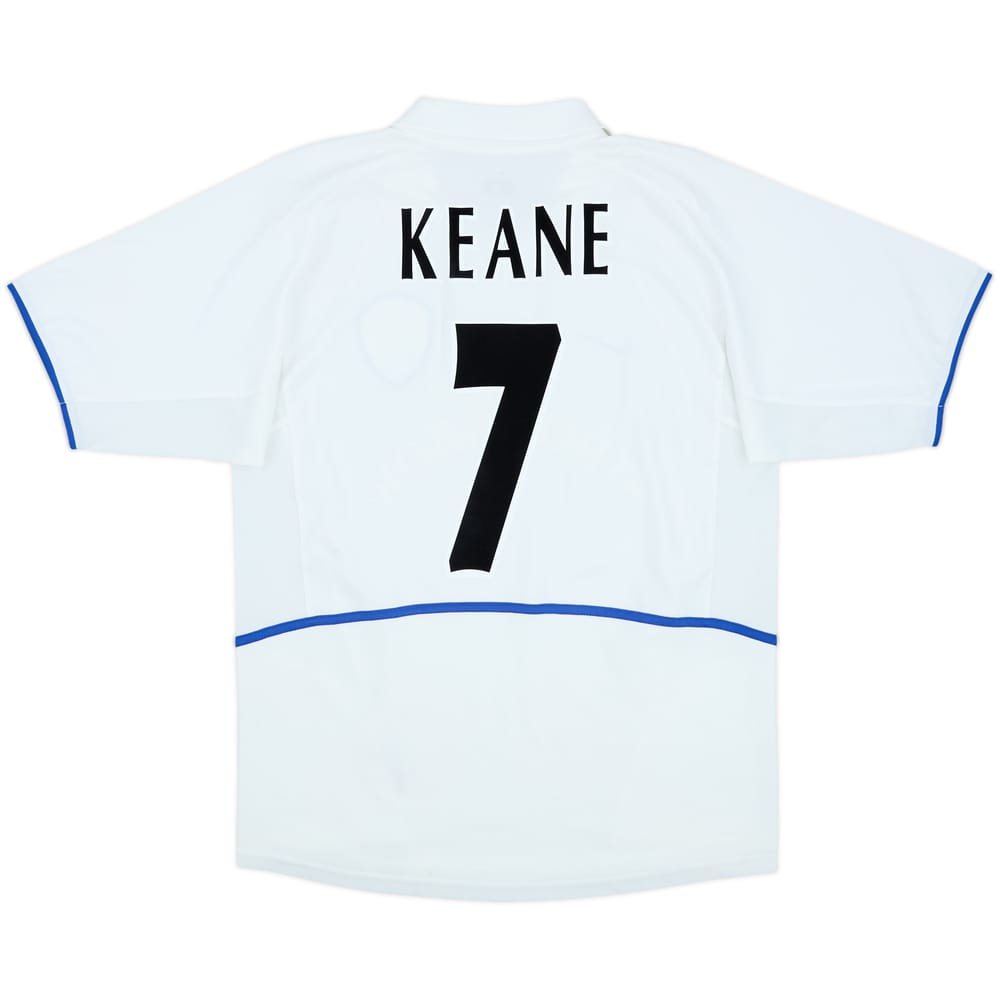 2002-03 Leeds United Home Shirt Keane #7 - 8/10 - (M)