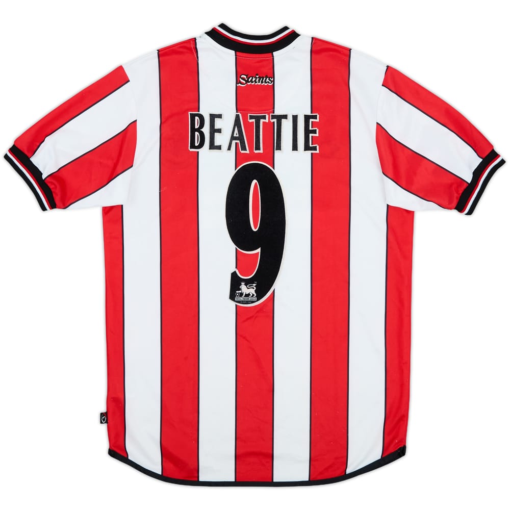 2001-03 Southampton Home Shirt Beattie #9 - 9/10 - (XL.Boys)