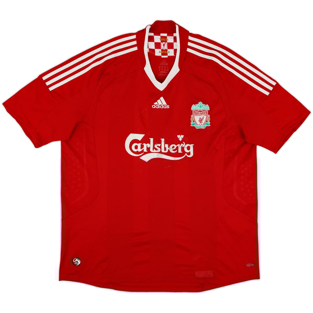 2008-10 Liverpool Home Shirt - 5/10 - (XL)