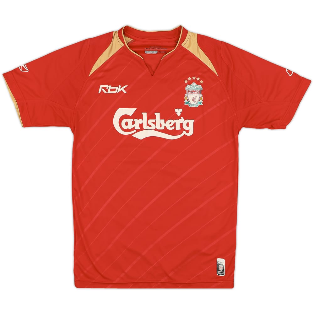2005-06 Liverpool CL Home Shirt - 5/10 - (XS)