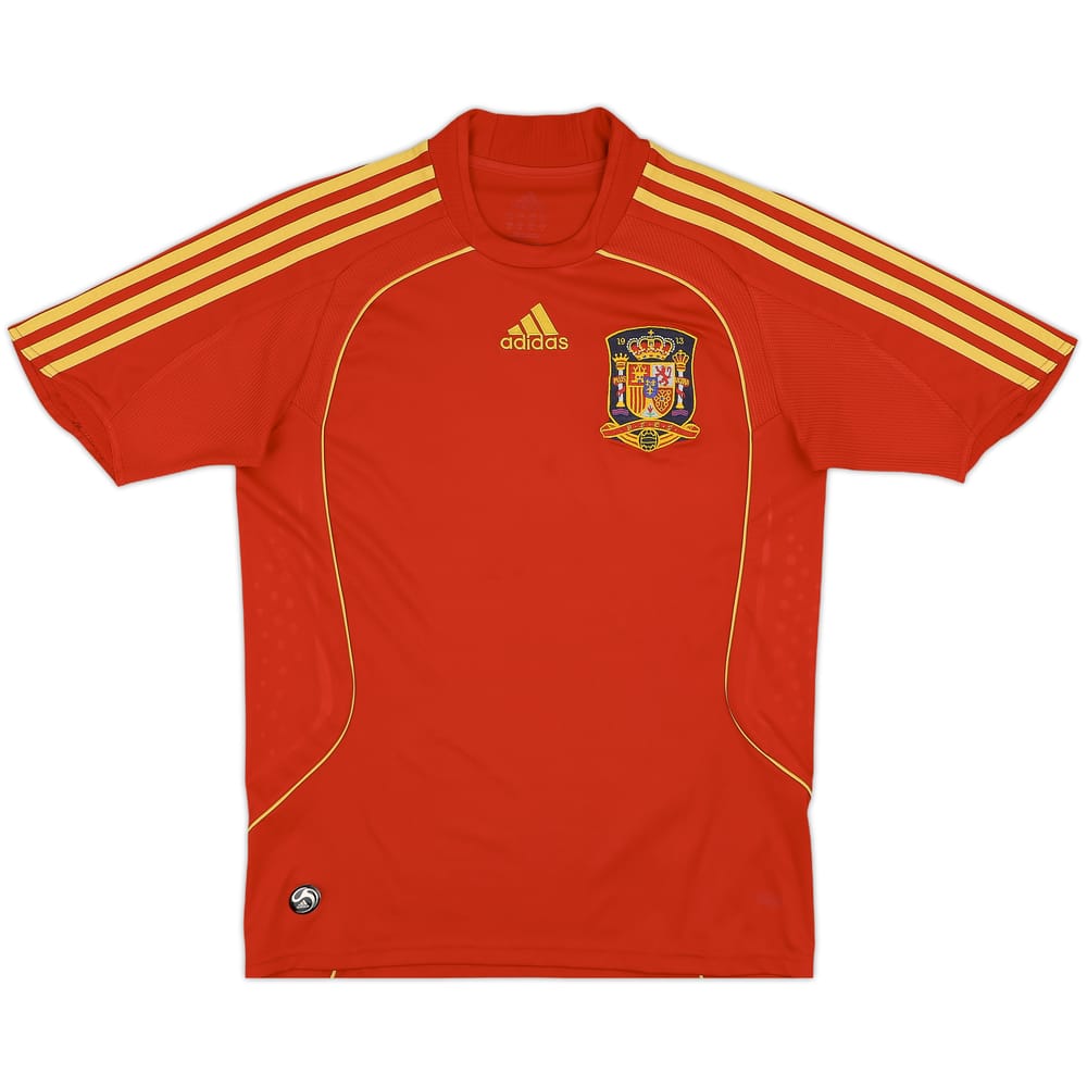 2007-09 Spain Home Shirt - 8/10 - (XL.Boys)