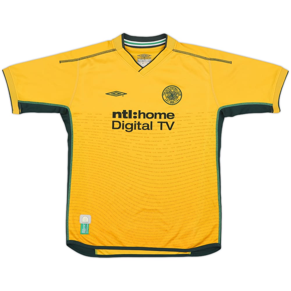 2002-03 Celtic Away Shirt - 8/10 - (L.Boys)