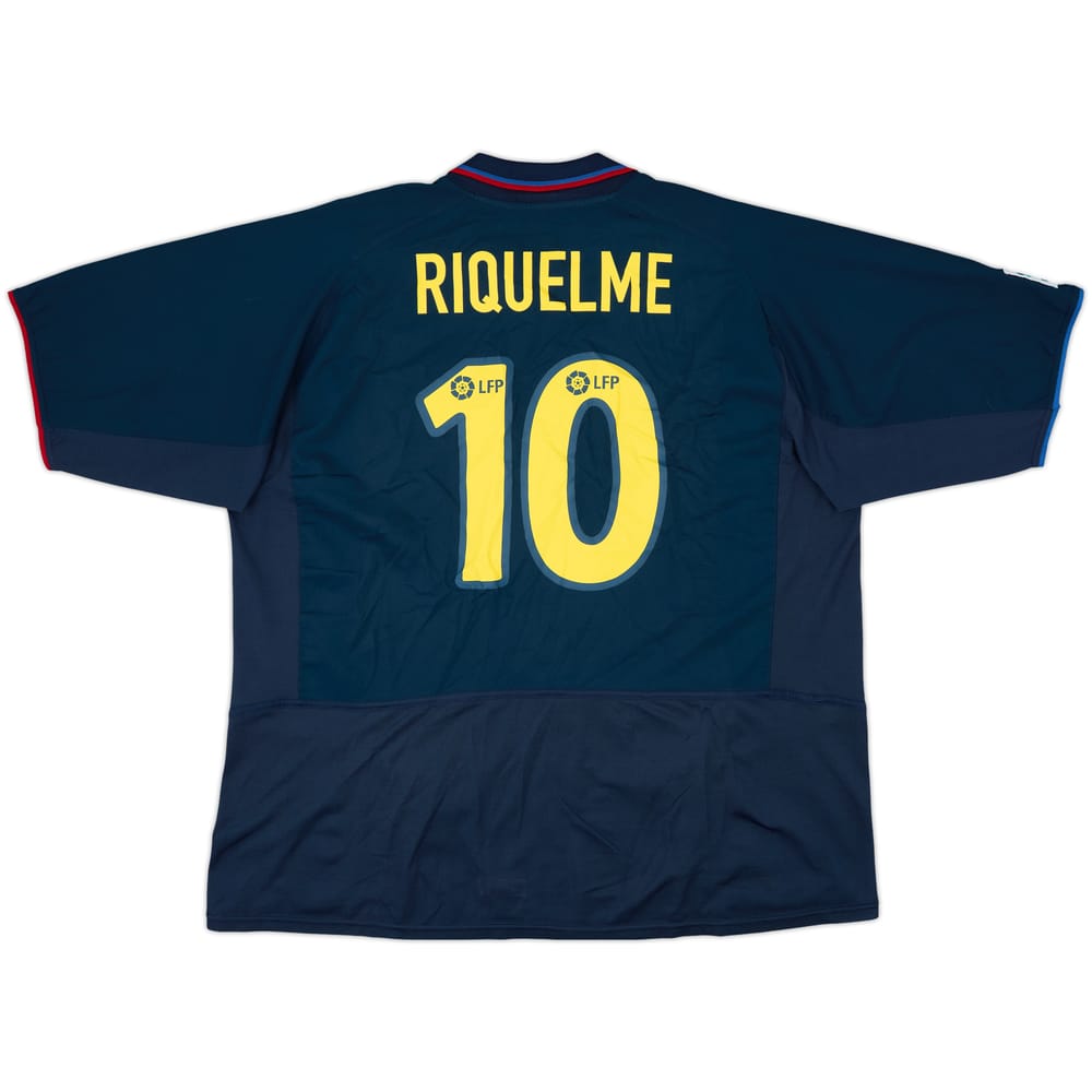 2002-03 Barcelona Away Shirt Riquelme #10 - 6/10 - (XXL)