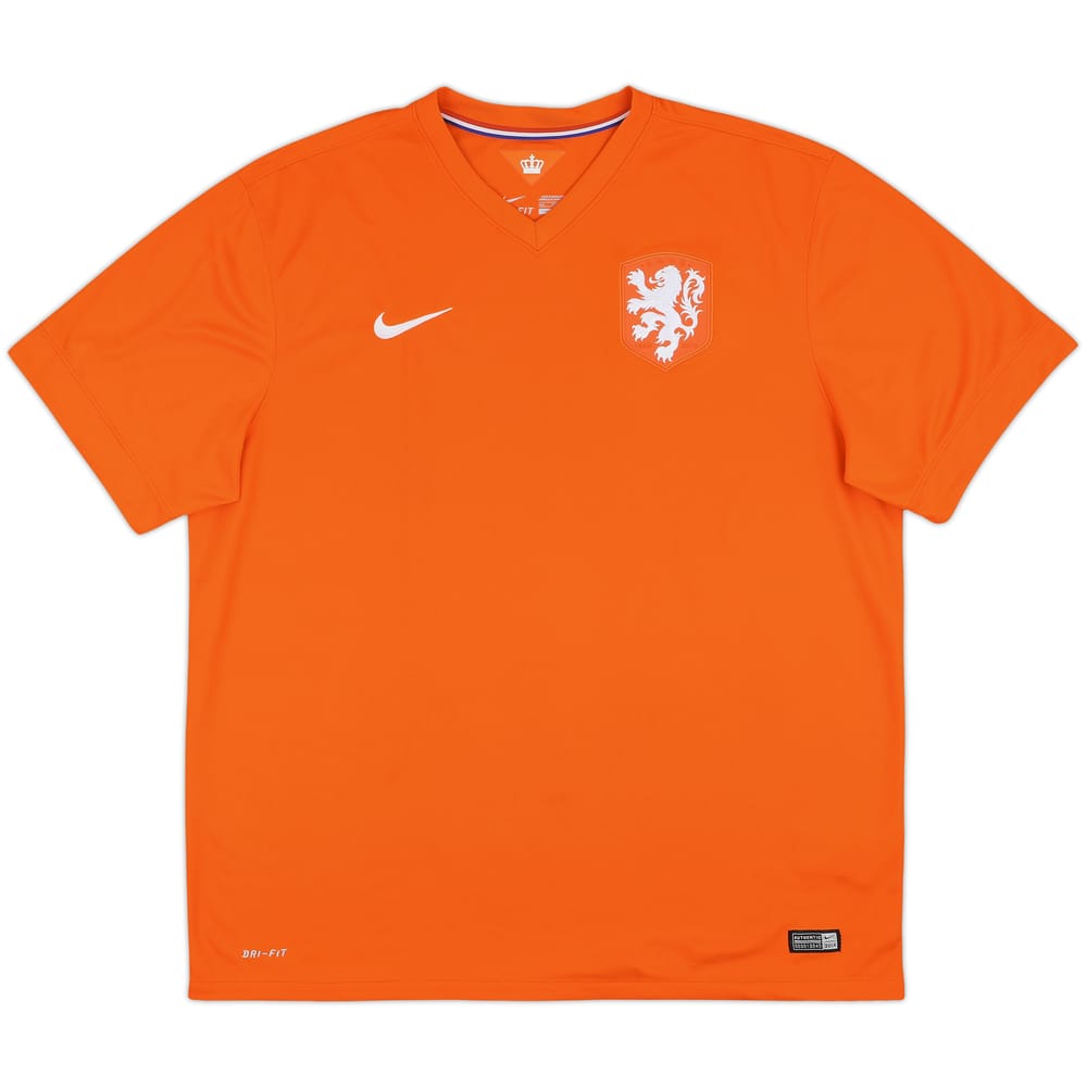 2014-15 Netherlands Home Shirt - 10/10 - (XXL)