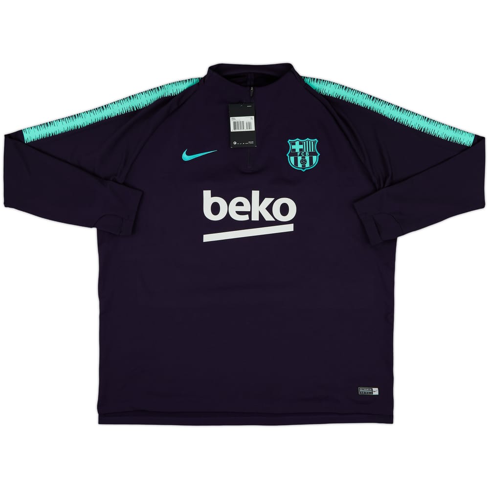 2018-19 Barcelona Nike 1/4 Zip Training Top (XXL)