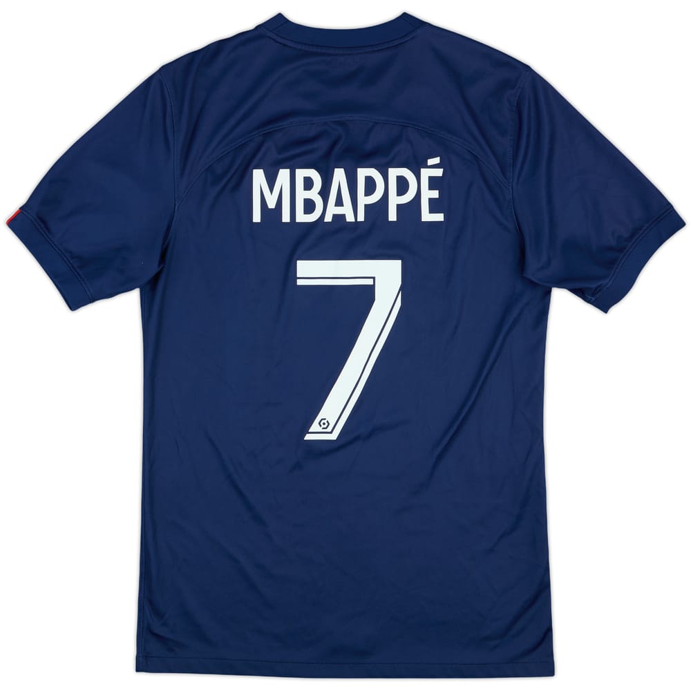 2022-23 Paris Saint-Germain Home Shirt Mbappe #7 - 7/10 - (S)