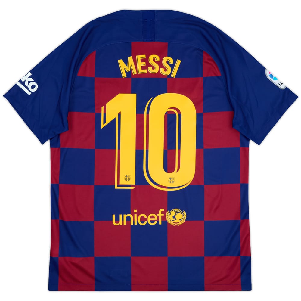 2019-20 Barcelona Home Shirt Messi #10 - 9/10 - (L)