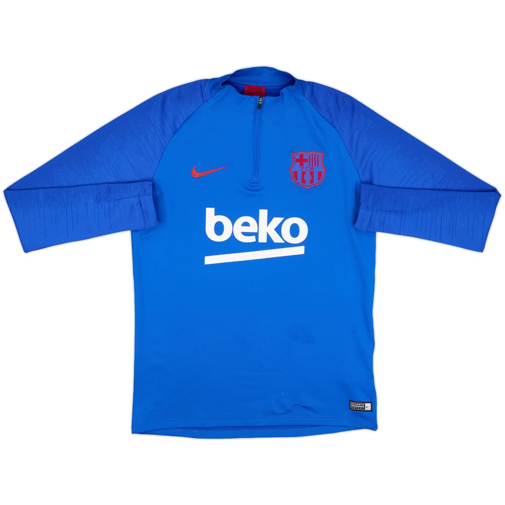 2019-20 Barcelona Nike 1/4 Zip Training Top - 8/10 - (M)