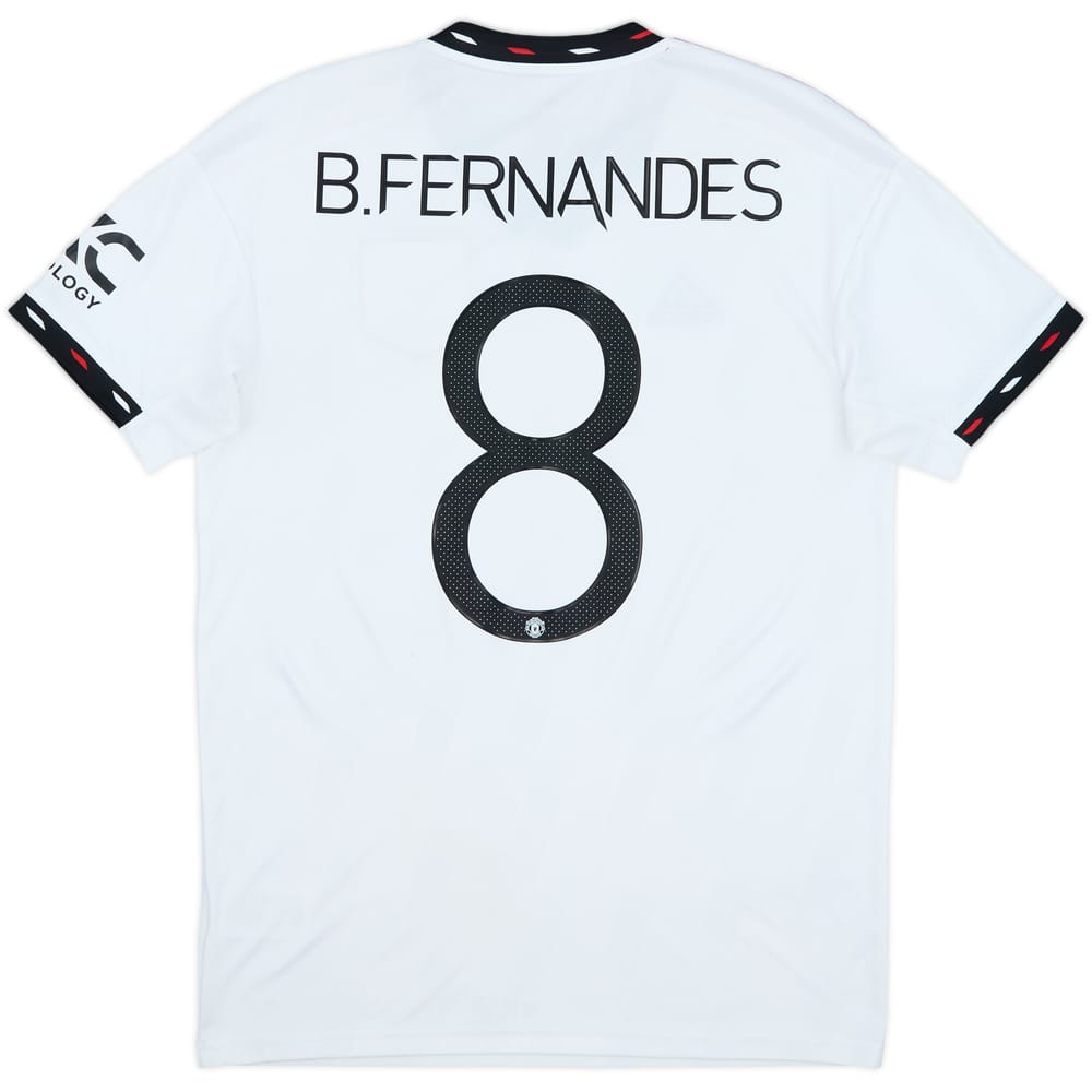 2022-23 Manchester United Away Shirt B.Fernandes #8 - 9/10 - (M)