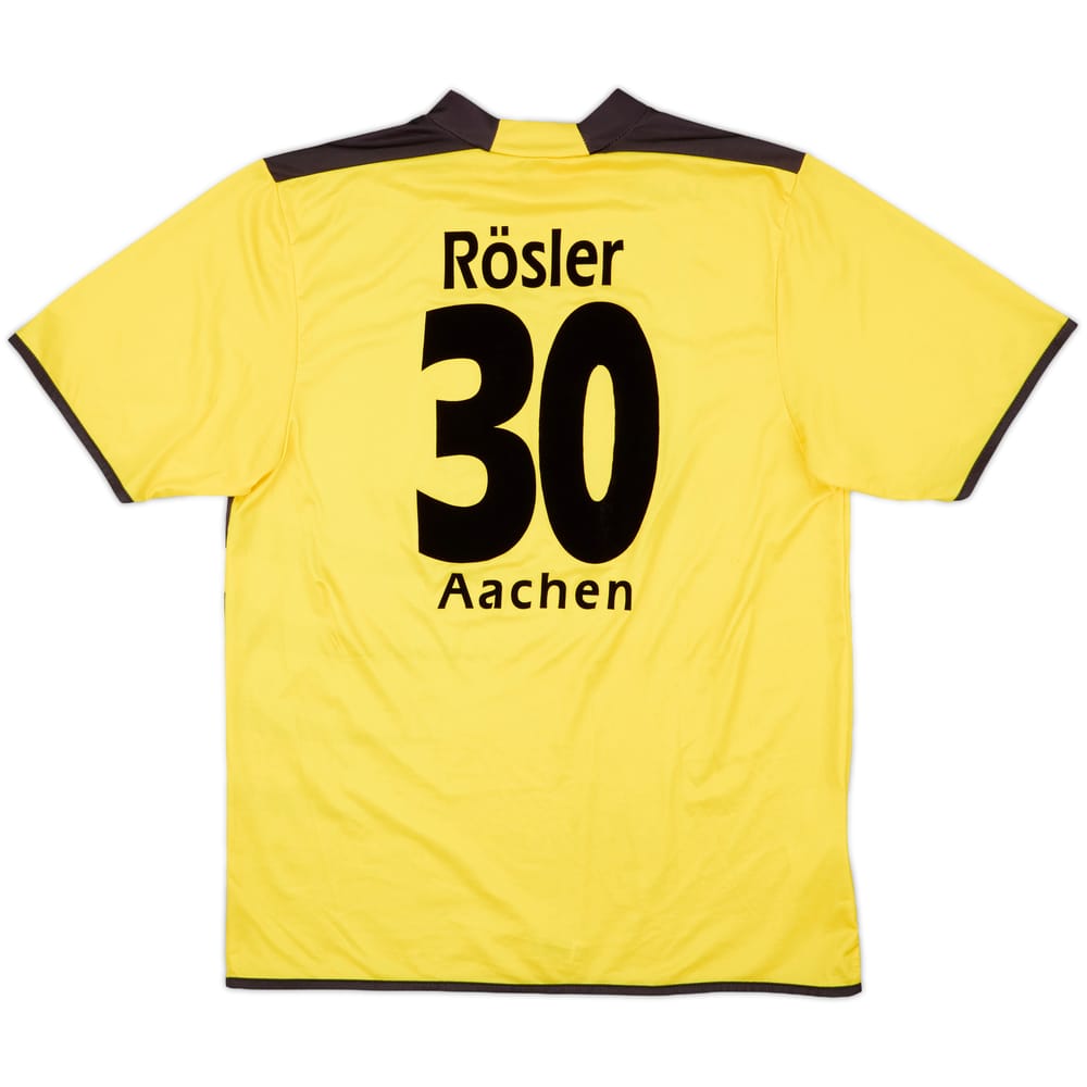 2006-07 Alemannia Aachen Home Shirt Rosler #30 - 9/10 - (M)