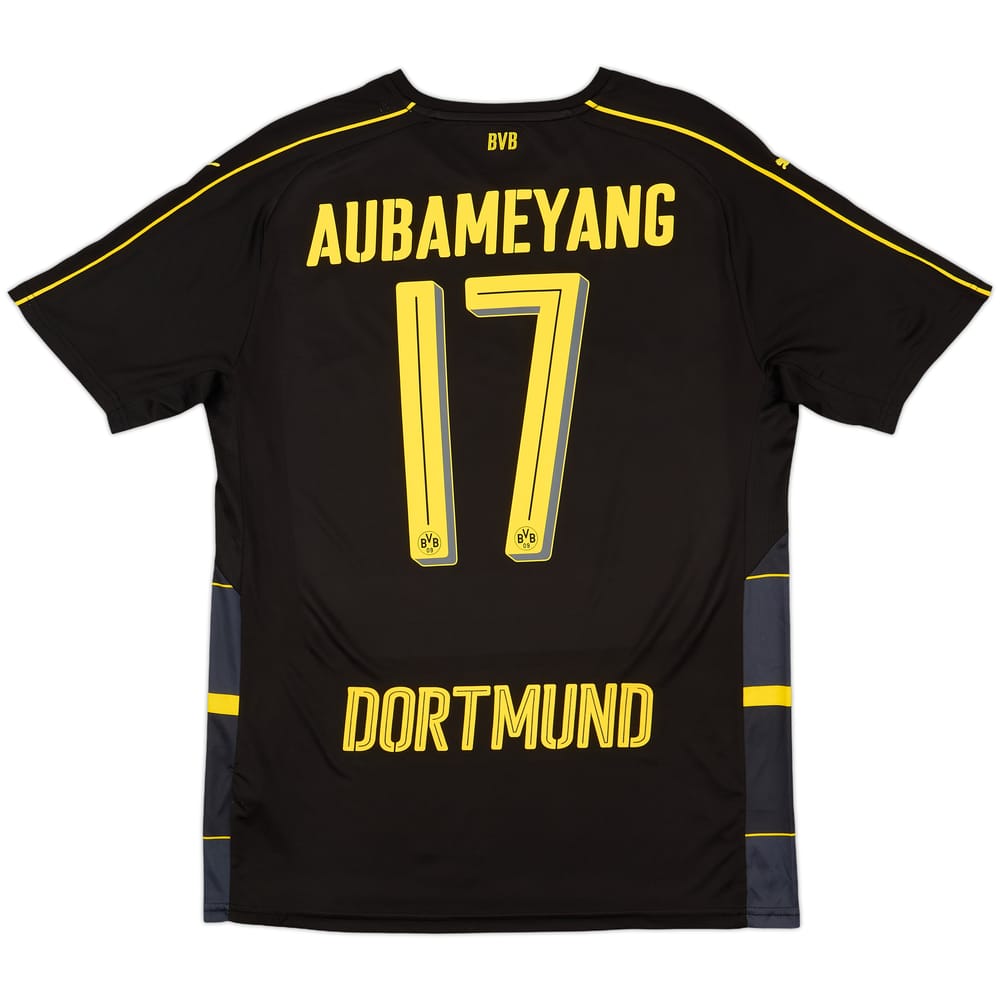 2016-17 Borussia Dortmund Away Shirt Aubameyang #17 - 8/10 - (L)