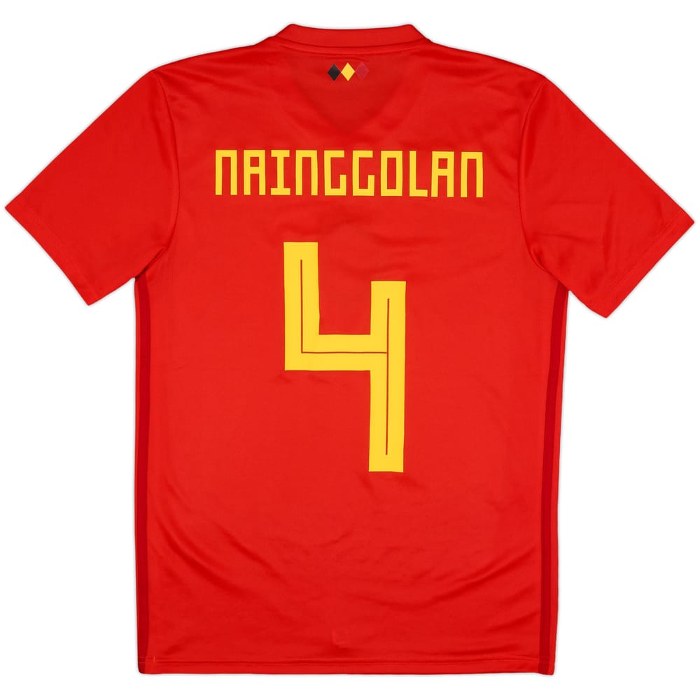2018-19 Belgium Home Shirt Nainggolan #4 - 9/10 - (S)