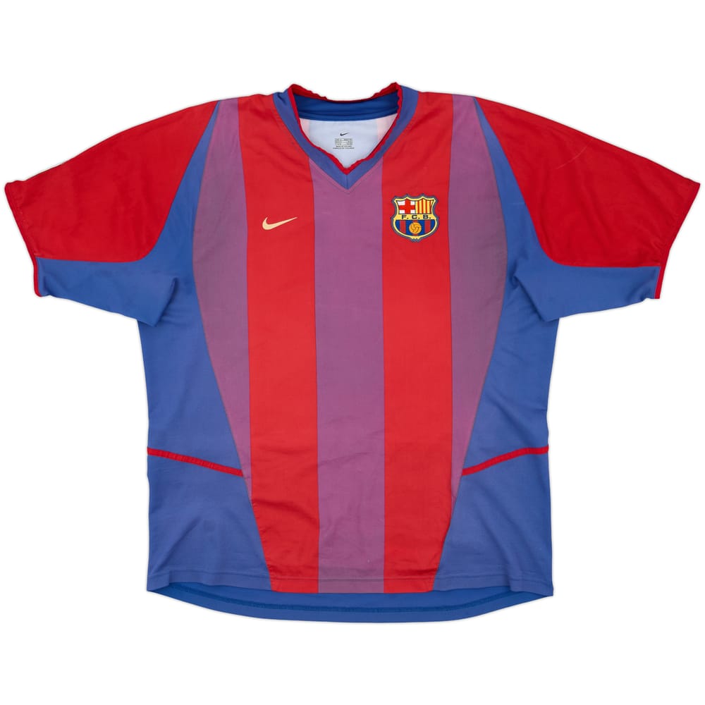 2002-03 Barcelona Home Shirt - 5/10 - (XL)
