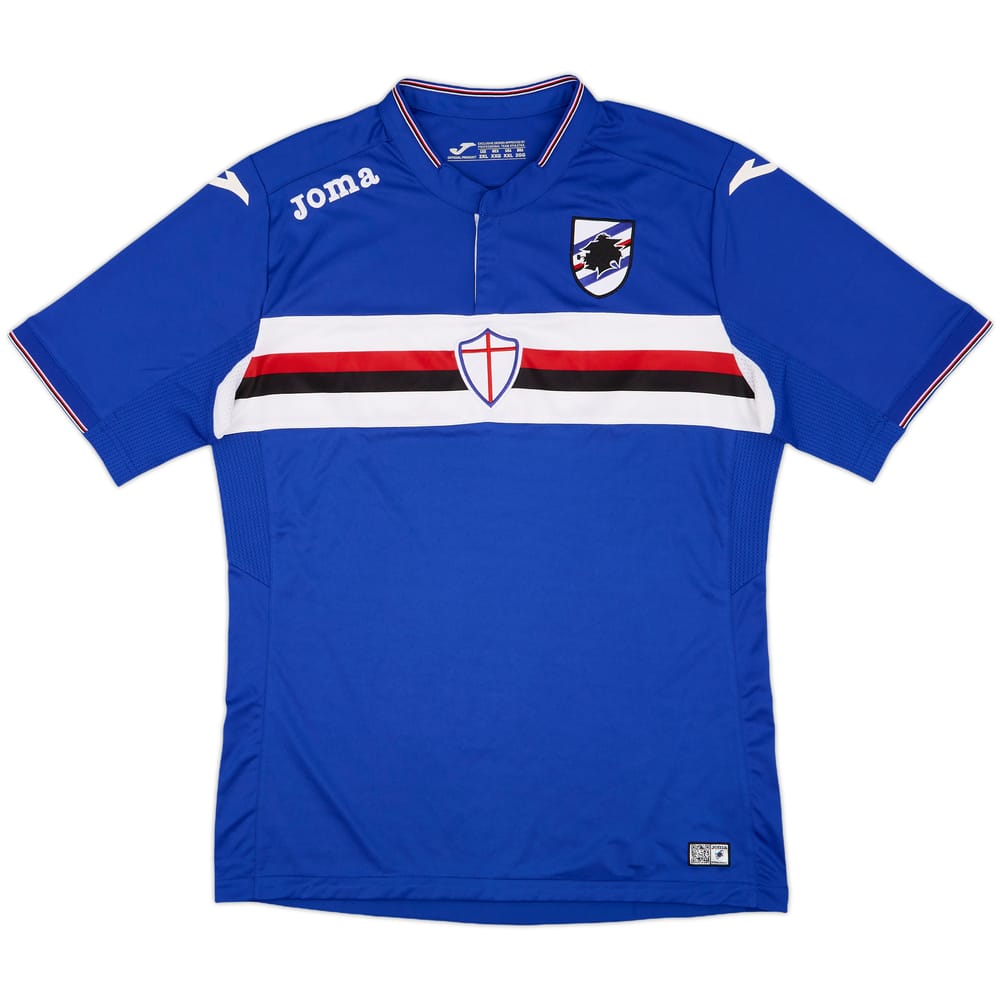 2015-16 Sampdoria Home Shirt - 9/10 - (XXL)