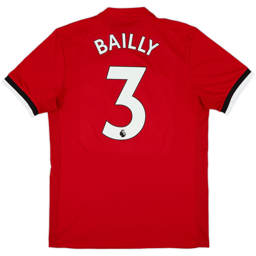 2017-18 Manchester United Home Shirt Bailly #3 - 9/10 - (M)
