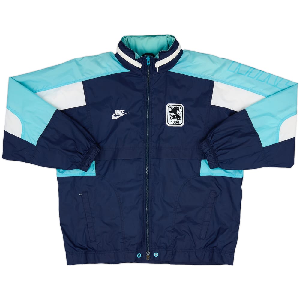 1996-97 1860 Munich Nike Hooded Rain Jacket - 7/10 - (M)