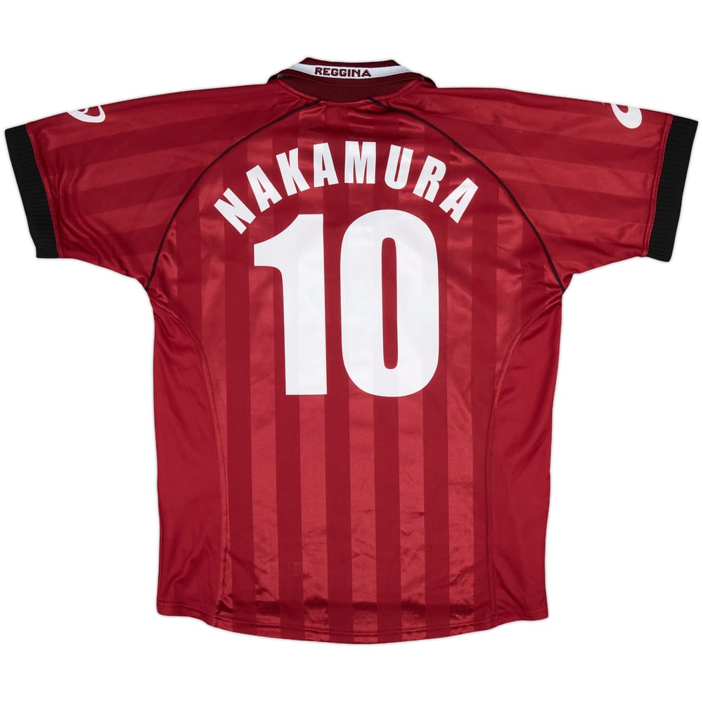 2002-03 Reggina Home Shirt Nakamura #10 - 9/10 - (S)