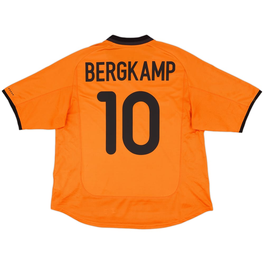 2000-02 Netherlands Home Shirt Bergkamp #10 - 7/10 - (XL)