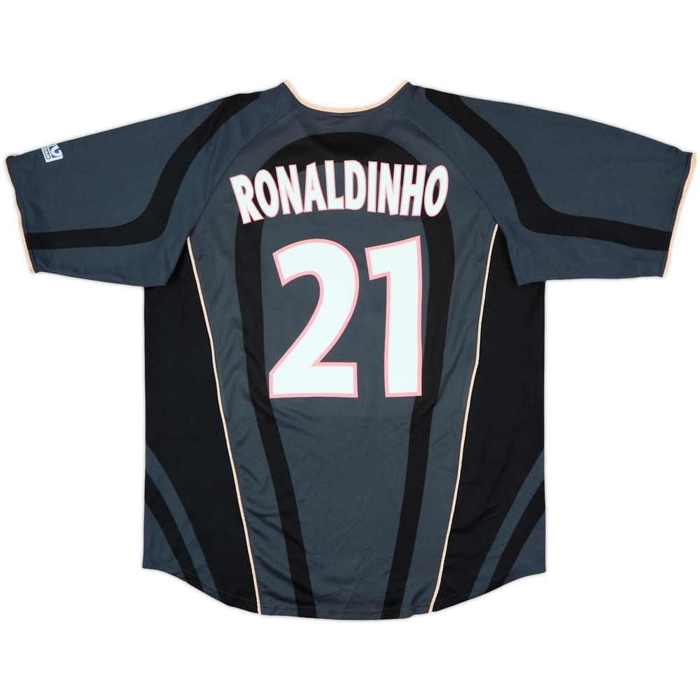 2001-02 Paris Saint-Germain Third Shirt Ronaldinho #21 - 7/10 - (XL)