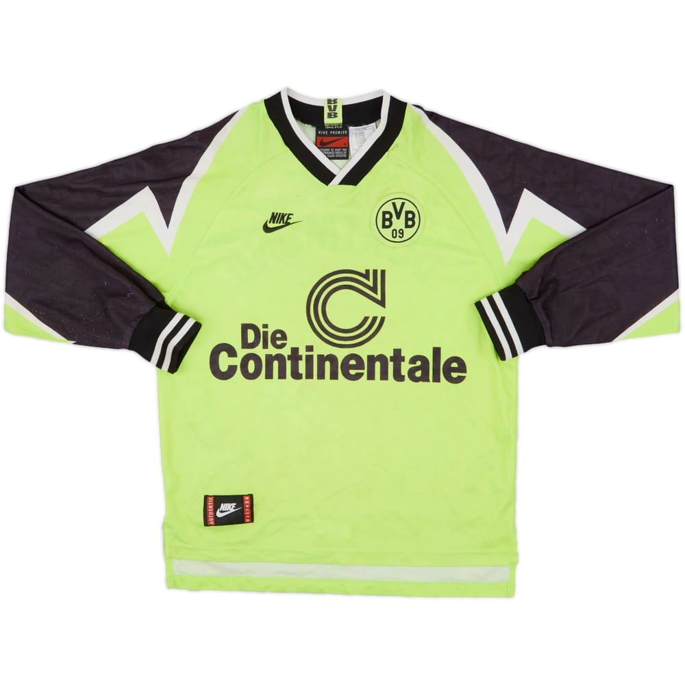 1995-96 Borussia Dortmund Home L/S Shirt - 7/10 - (S)