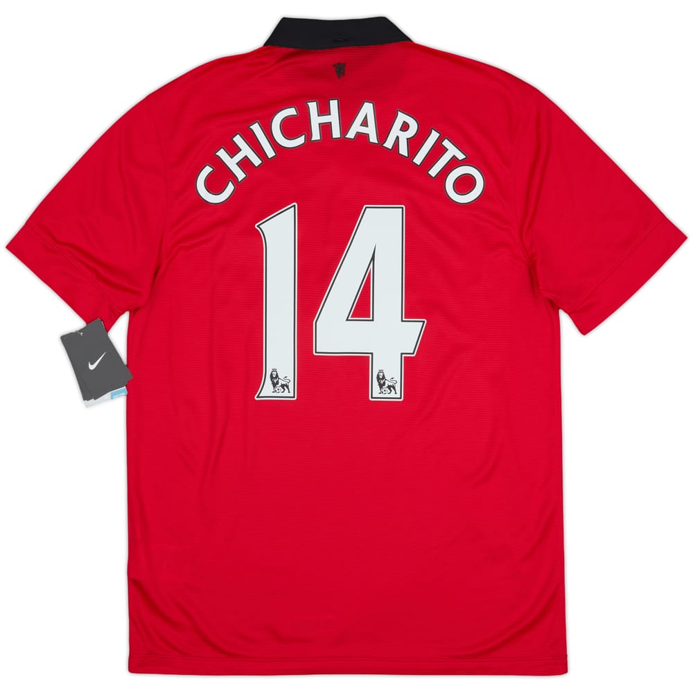 2013-14 Manchester United Home Shirt Chicharito #14 (M)