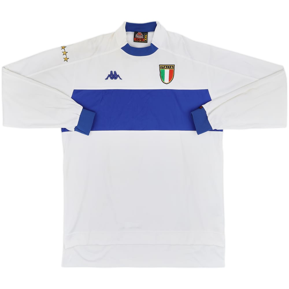 1998-00 Italy Away L/S Shirt - 9/10 - (XXL)