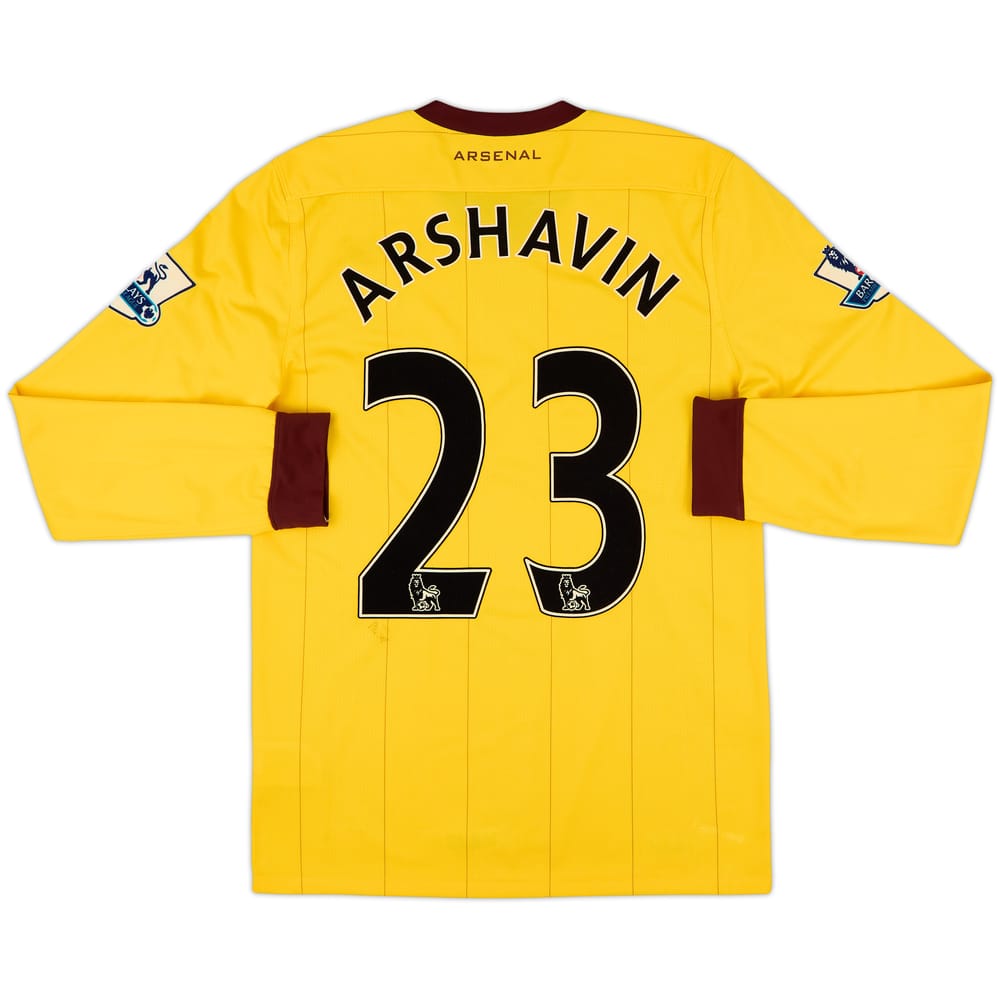 2010-13 Arsenal Away L/S Shirt Arshavin #23 - 7/10 - (S)