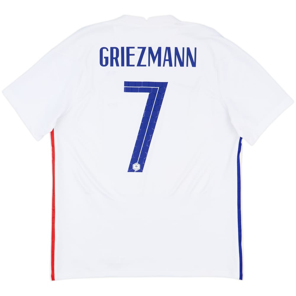 2020-21 France Away Shirt Griezmann #7 - 8/10 - (L)