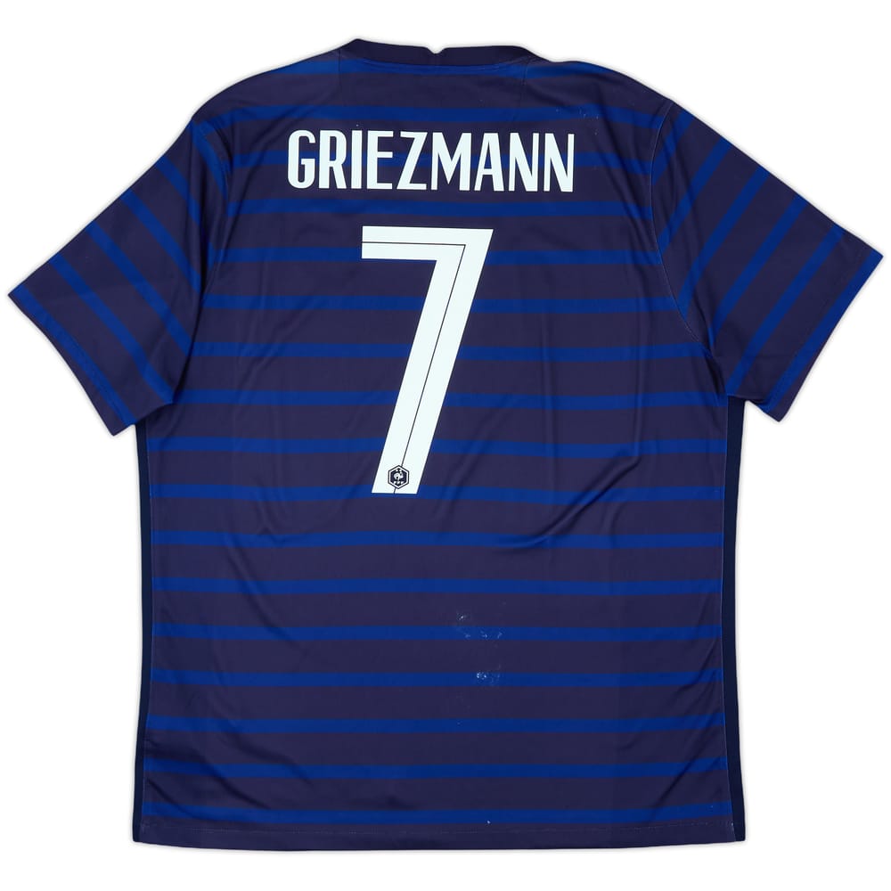 2020-21 France Home Shirt Griezmann #7 - 7/10 - (XL)