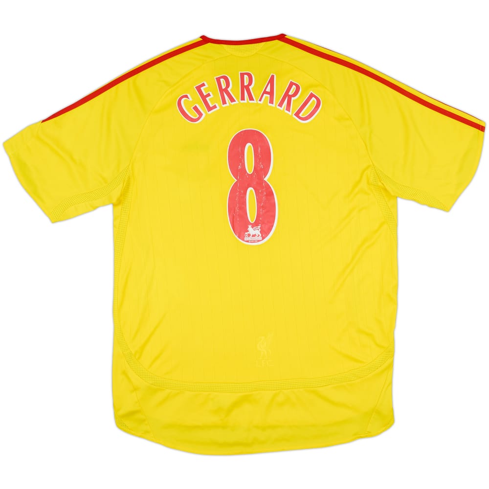 2006-07 Liverpool Away Shirt Gerrrard #8 - 7/10 - (L)