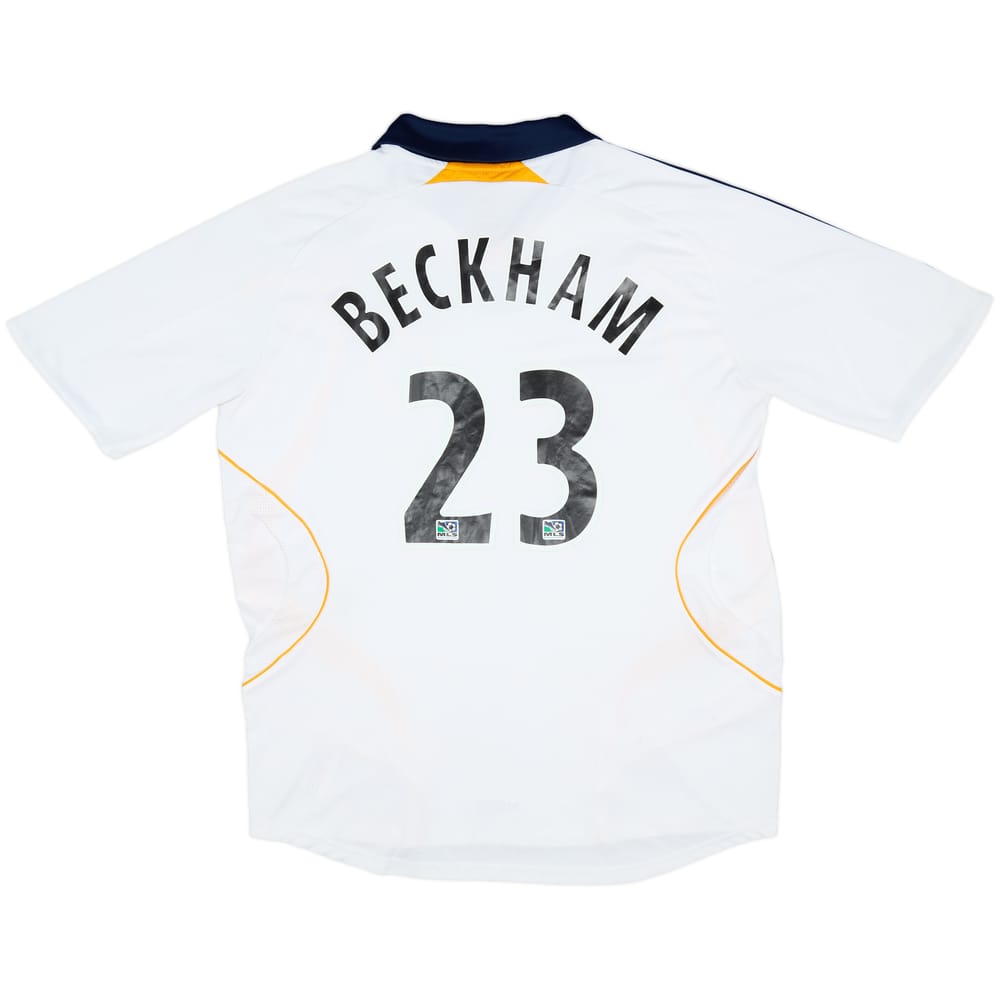 2007-08 LA Galaxy Home Shirt Beckham #23 - 5/10 - (XL)
