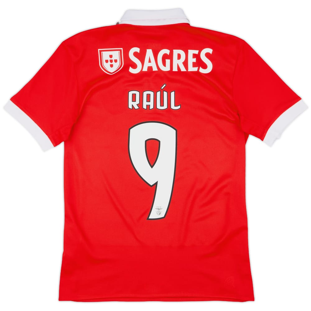 2017-18 Benfica Home Shirt Raul #9 - 8/10 - (S)