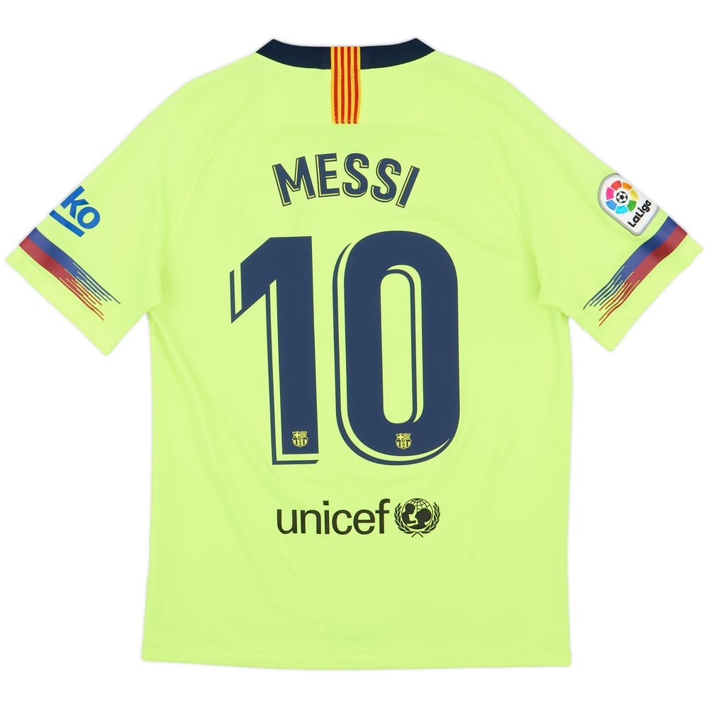 2018-19 Barcelona Away Shirt Messi #10 - 7/10 - (M)