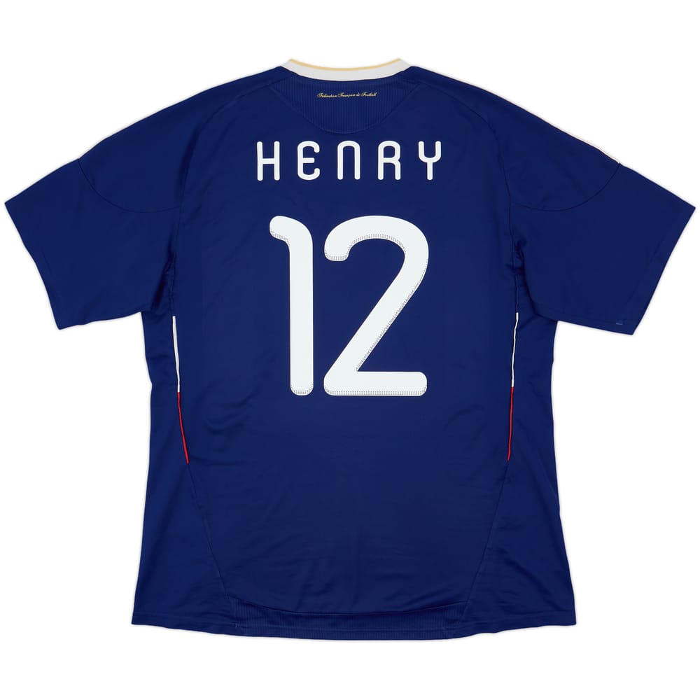 2009-10 France Home Shirt Henry #12 - 7/10 - (XL)
