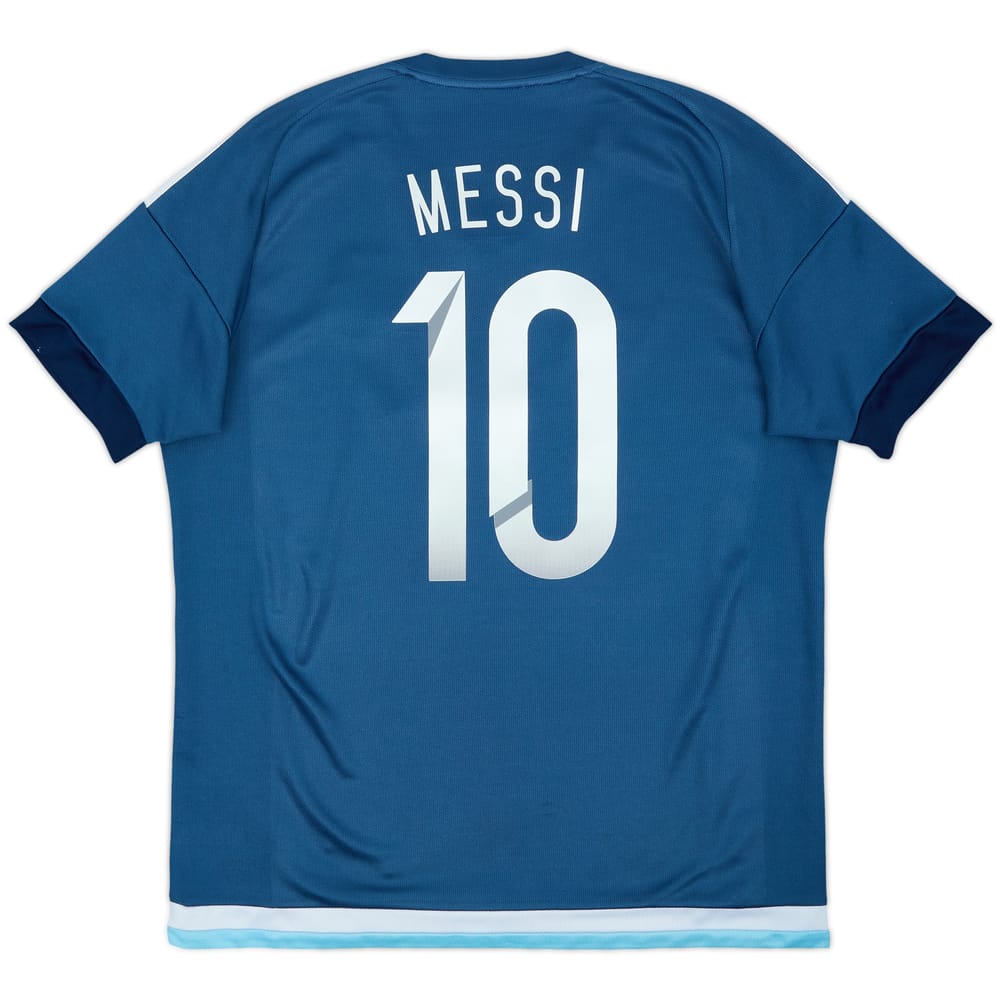 2015-16 Argentina Away Shirt Messi #10 - 6/10 - (L)