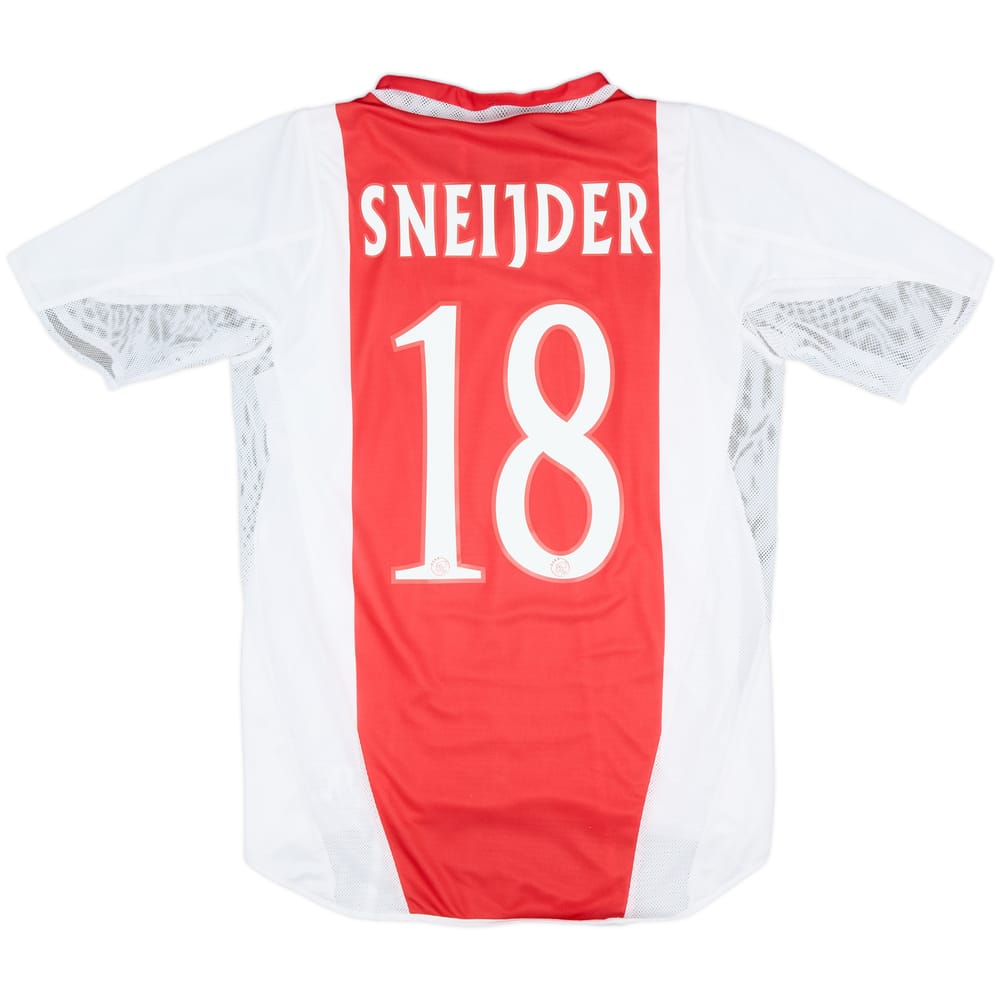 2004-05 Ajax Player Issue Home Shirt Sneijder #18 - 7/10 - (S)