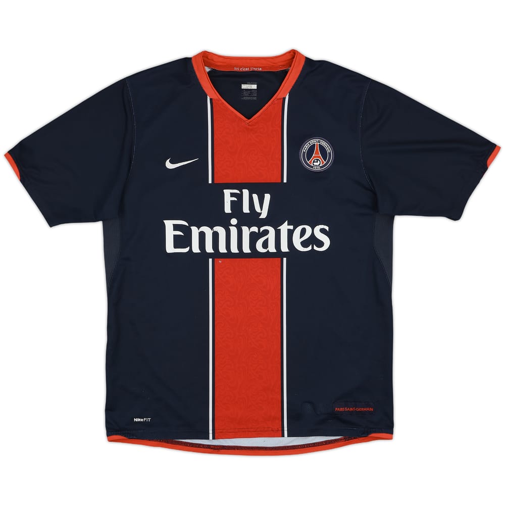 2007-08 Paris Saint-Germain Home Shirt - 4/10 - (M)