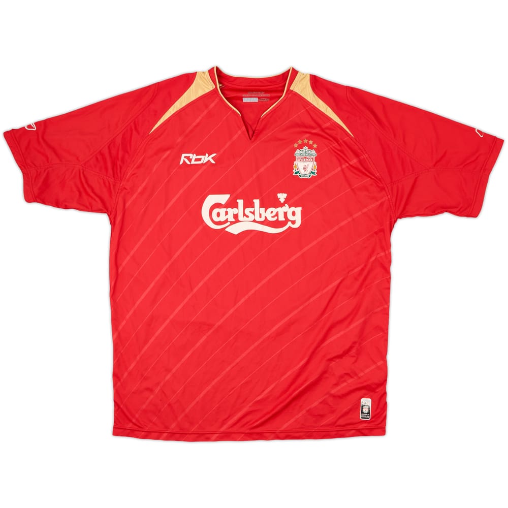 2005-06 Liverpool CL Home Shirt - 5/10 - (XL)