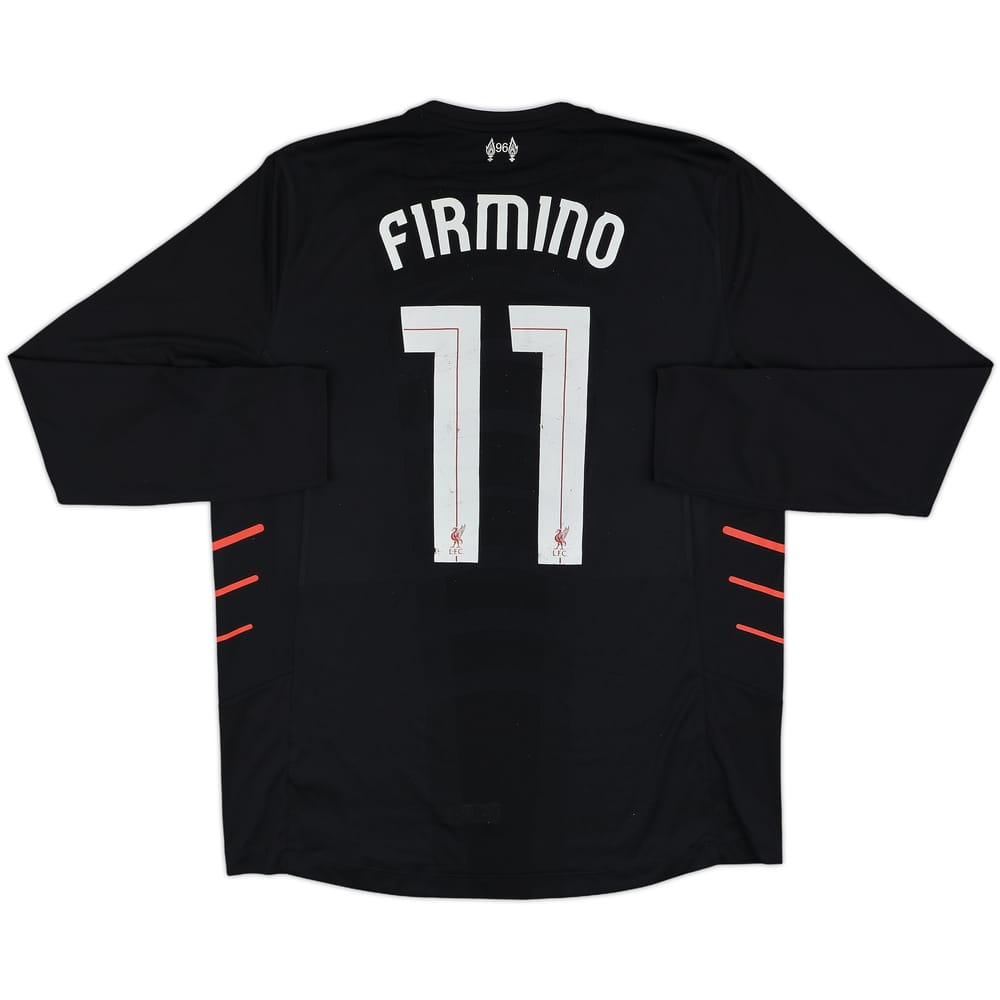 2016-17 Liverpool Away L/S Shirt Firmino #11 - 7/10 - (XL)