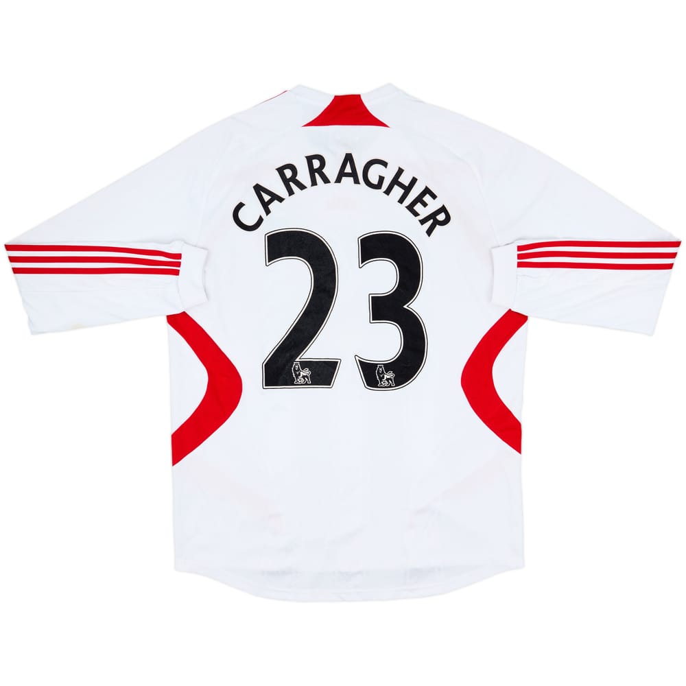 2007-08 Liverpool Away L/S Shirt Carragher #23 - 4/10 - (L)
